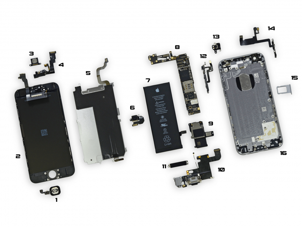 iphone diagram 6 repair iPhone Diagram Parts 6