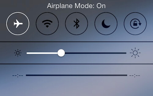 iPhone 6 Can't Hear Caller airplane mode