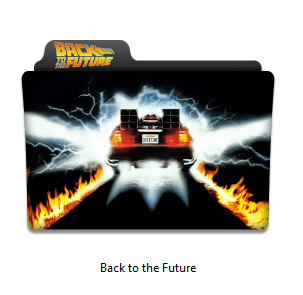 How to Customize Folder Icons back to the future folder icon