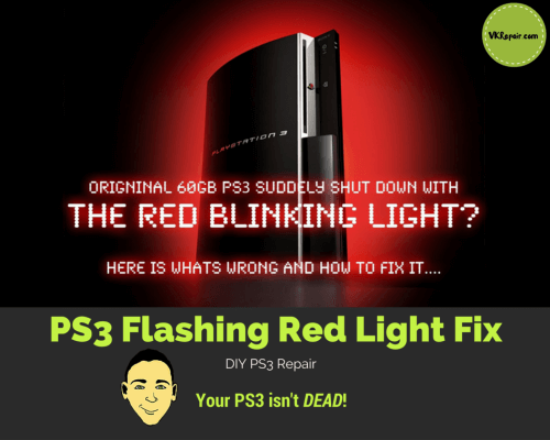 Playstation 3 controller store flashing red