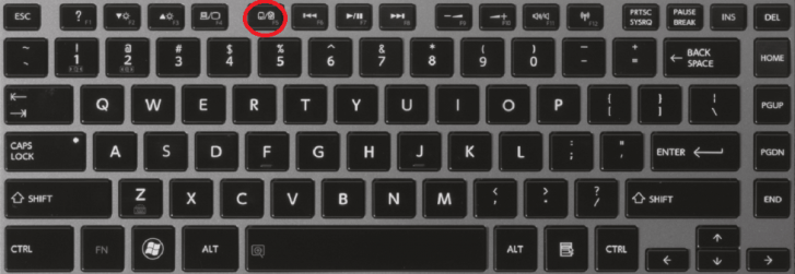 toshiba cursor disappears windows 10