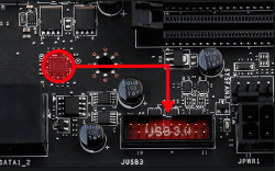 MSI super charger red USB port