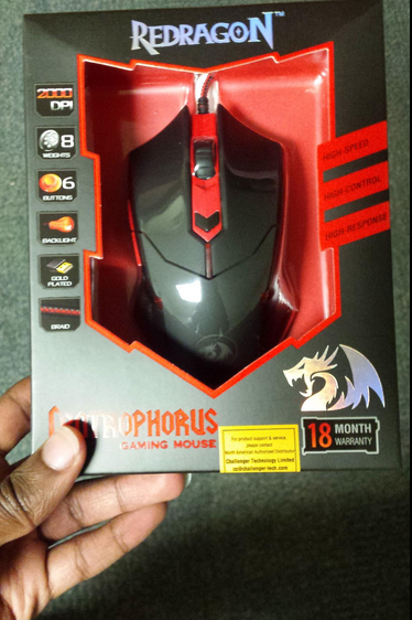 Redragon M601 Centrophorus 2000 DPI Gaming Mouse