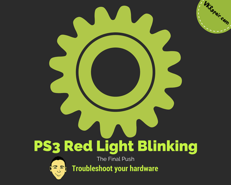 PS3 red light blinking troubleshooting