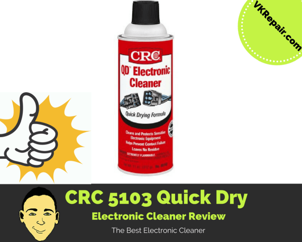 CRC 5103 quick dry electronic cleaner review