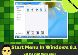enable start menu windows 8.1 tutorial