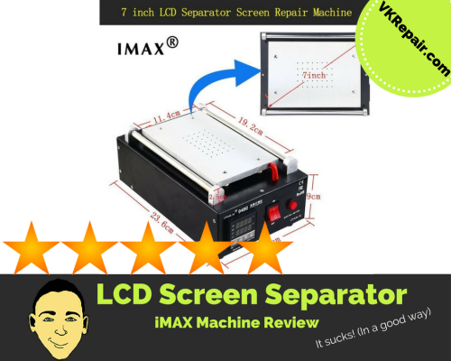 imax LCD screen separator machine