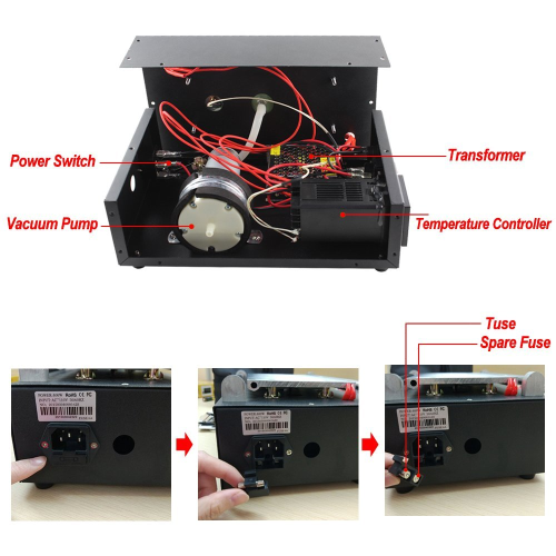 lcd screen separator machine imax