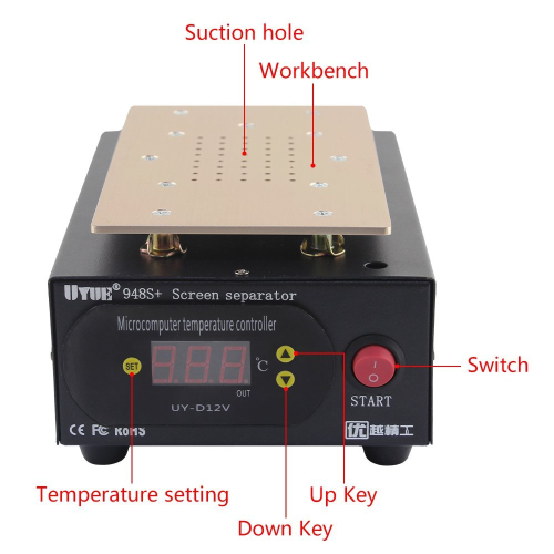 youyue lcd screen separator machine