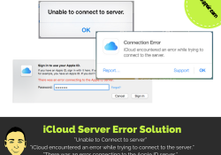 iCloud server error