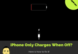 iPhone only charges when off