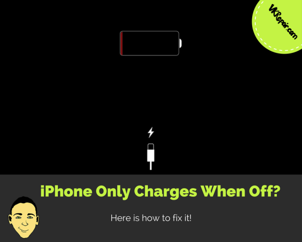 iPhone only charges when off