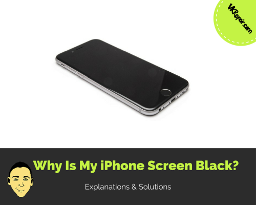 why is my iPhone screen black?