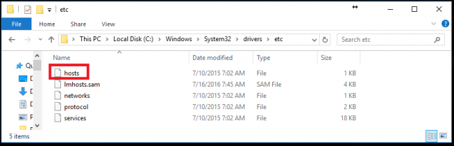 hosts-file-location