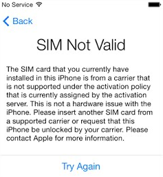 sim-not-valid-error